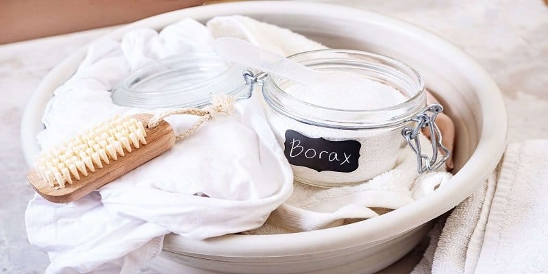 Use borax to remove stains