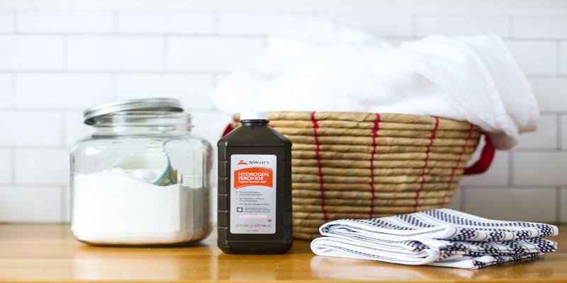Use hydrogen peroxide to remove blood stains